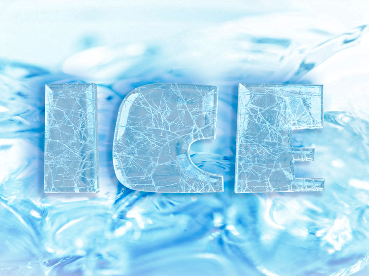 Modélisation 3D - Texte Ice