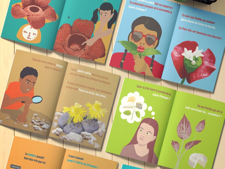 Livre pour enfants sur les supers pouvoirs des plantes