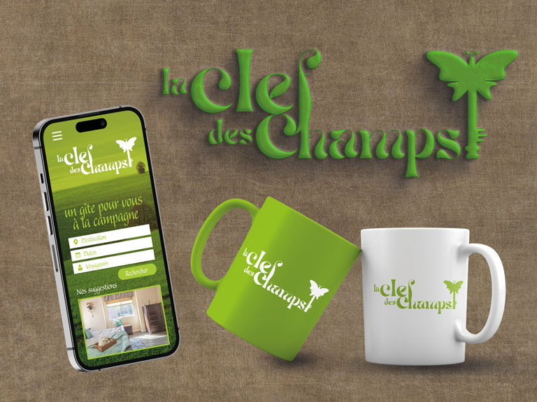 Logo La Clef des Champs - Site Location de Gîtes