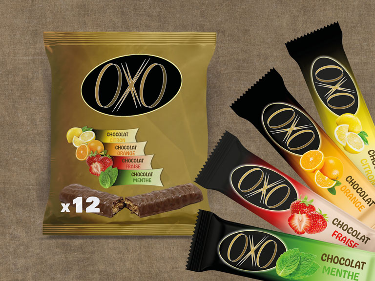Logo Oxo - Barres chocolatées