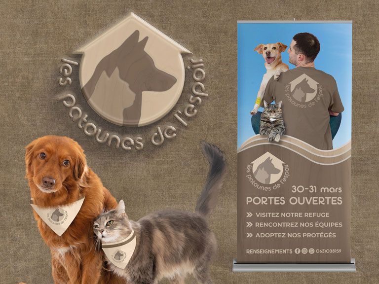 Logo Les Patounes de l'Espoir - Refuge Animaux