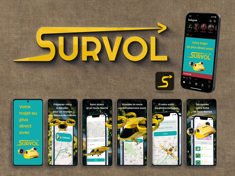 Logo Survol - Application mobile