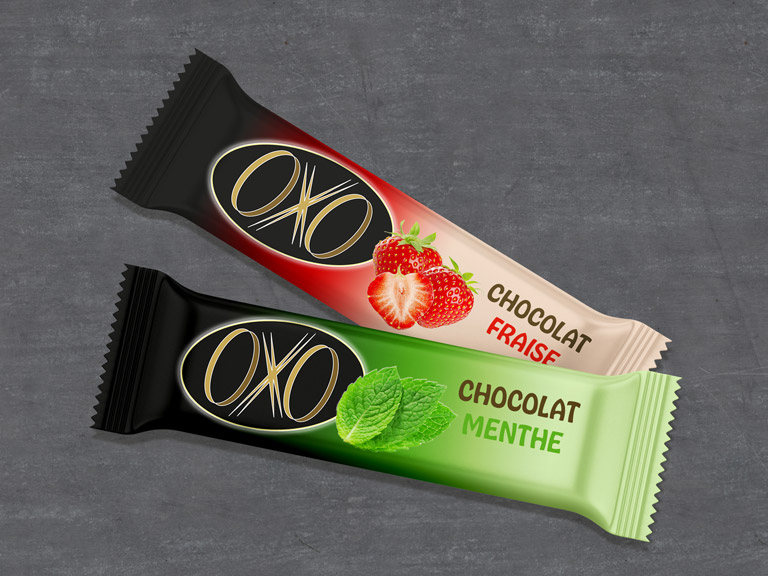 Packaging Barres chocolatées