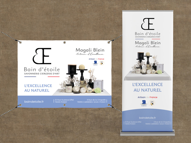 Roll-up / Bâche - Artisanat