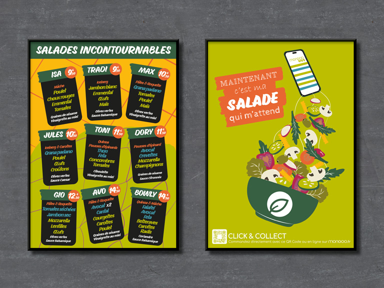 Affiches - Salades