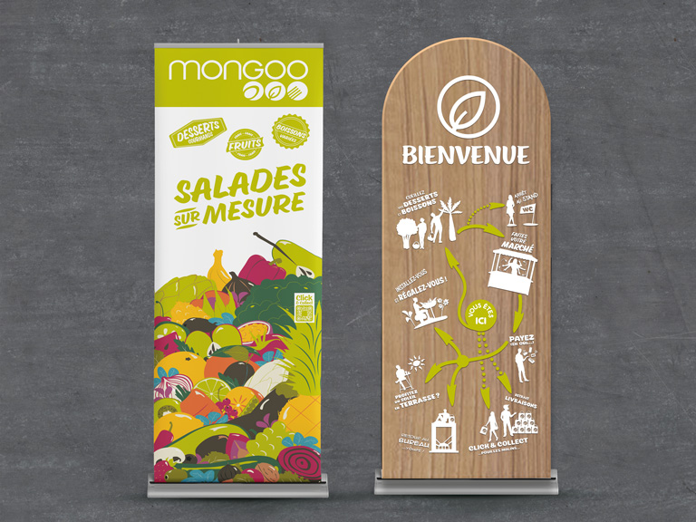 Roll-up / Panneau - Restaurant