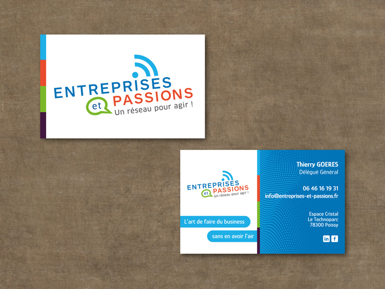 Carte de visite - Réseau d'entrepreneurs