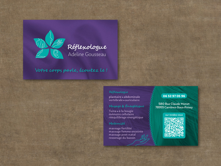 Carte de visite - Réflexologie