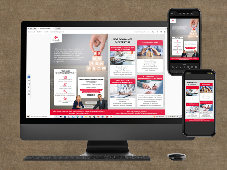 Plaquette Digitale - Assureur